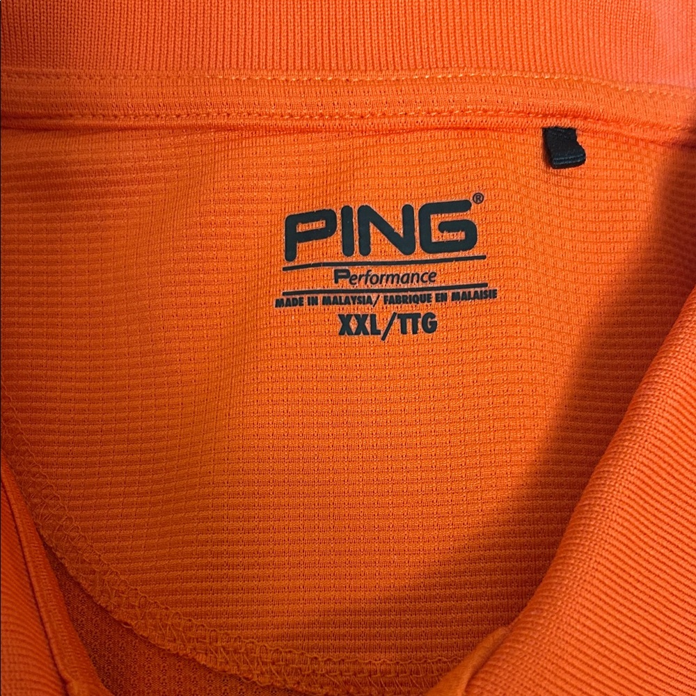 Bowling Green State University Ping Performance Polo in Bright Orange XXL